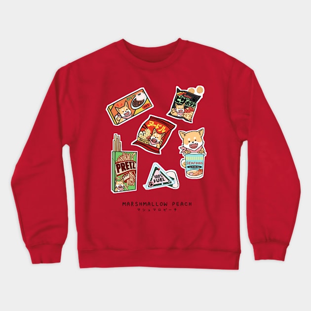 Noodle Crewneck Sweatshirt by MarshmallowPeach